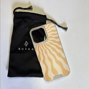 Burgs iPhone 16 Pro Max Case Elite Light MagSafe in Sunny Bunny Pattern